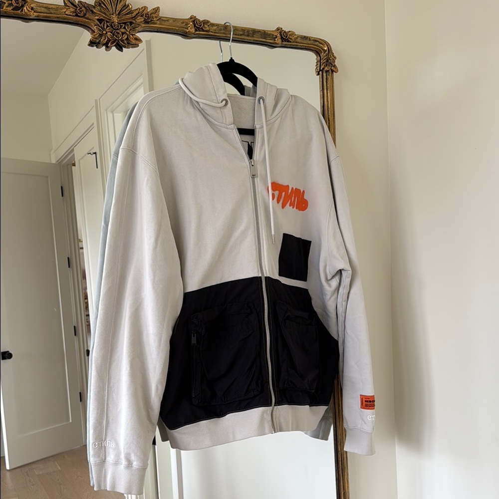 Heron Preston Zip-Up Hoodie